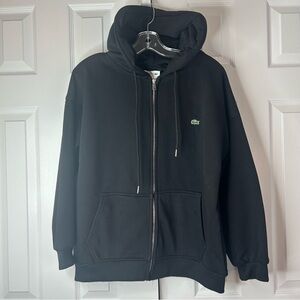 Lacoste Charcoal Zip-Up Jacket